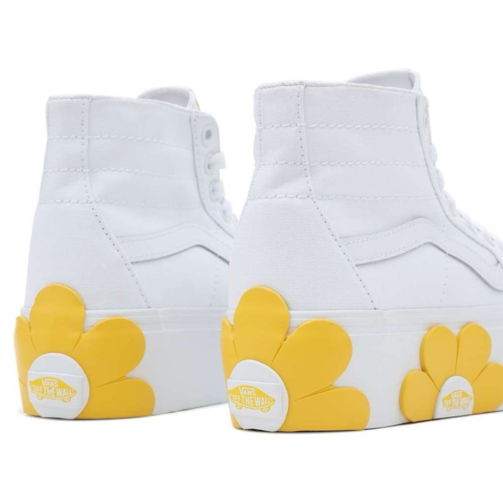 Vans SK8-Hi Tapered Stackform OSF Platform Sneakers Yellow Daisy W 9.5/ M 8 - Picture 7 of 16